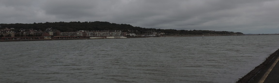 Across the lake