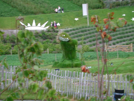 Grass sculpture
