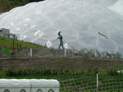 Hemp man by dome