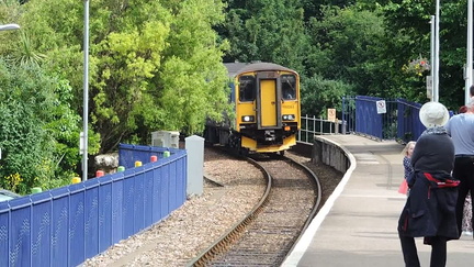 Train arriving