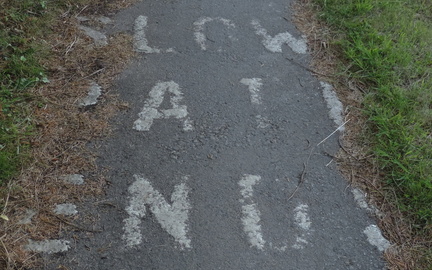 Worn writing