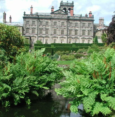 Hall over lake