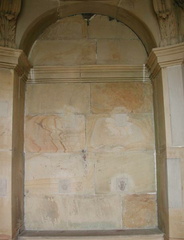 Alcove with hands
