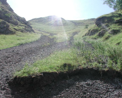 Up the slope