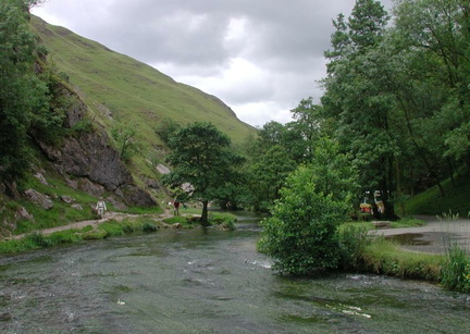 View from stepping stones