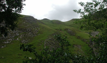 Grassy slope