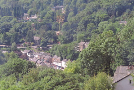 Over the town