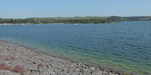 Across the reservoir