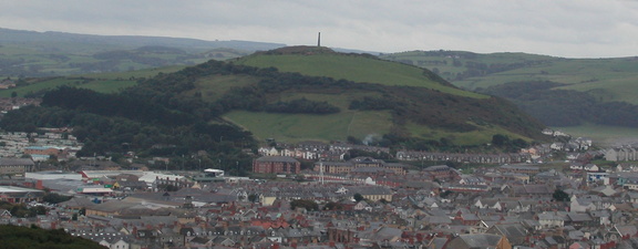 Landscape beyond city