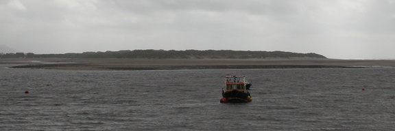 Lifeboat and opposite shore