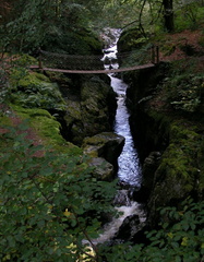 Bridge over gorge