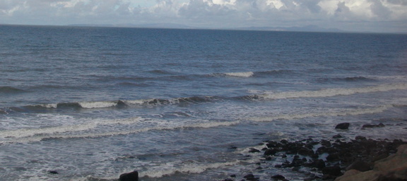 Over the sea