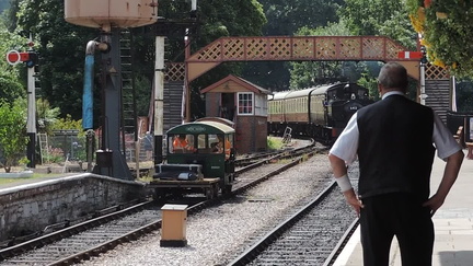 Train arriving