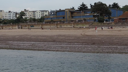 Passing the beach