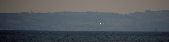 Distant coast