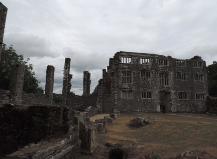 Across the castle