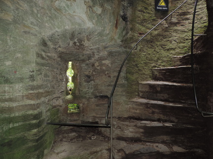 Inside the tower