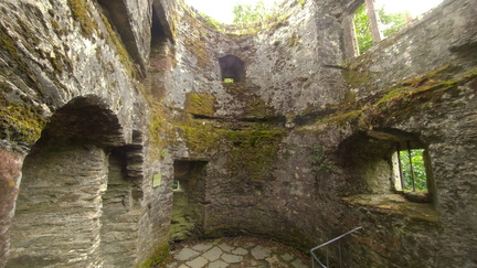 Inside the tower