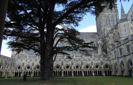 Across the cloisters
