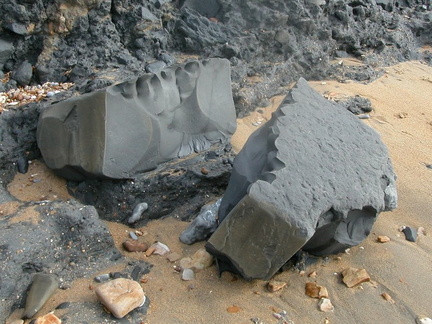 Split rock