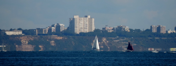 Distant coast