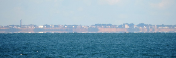 Distant coast