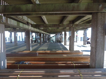 Under the pier