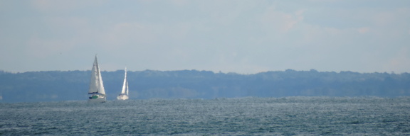 Distant coast