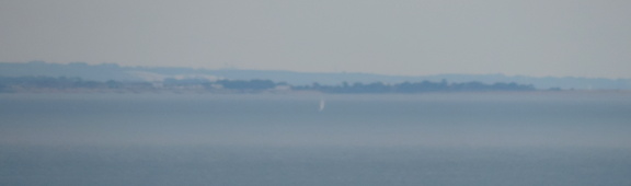 Distant coast