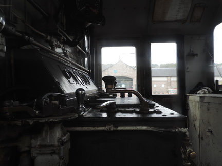 Inside the cab