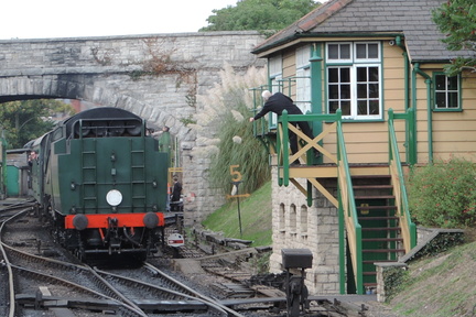 Approaching the signal box