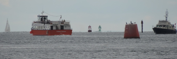 Out to sea