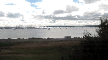 Across the water