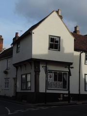 Overhanging house