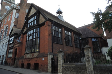 Brick building
