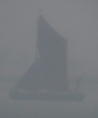 Ship in the mist