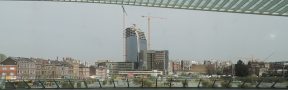 View from Liege station