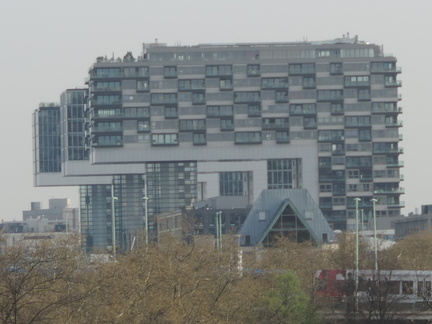Overhanging buildings