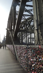 Along the bridge
