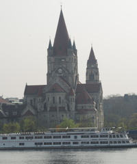 Church across the Danube
