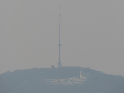Distant hilltop