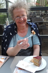 Enjoying Landtmann' s Feine Torte