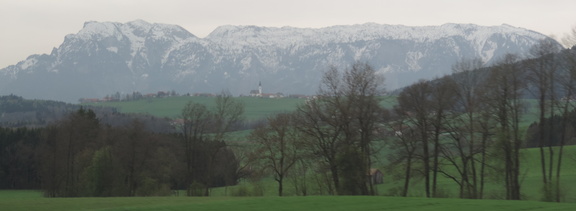 Peak overlooking village