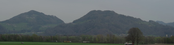 Wooded mountains
