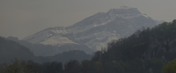Snowy peak