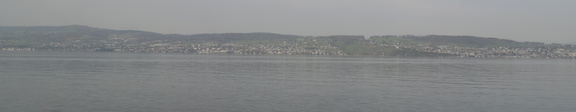 Across the lake
