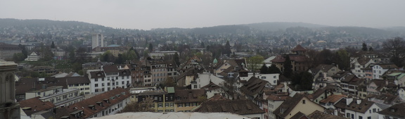 View over city