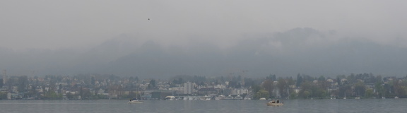 Across the lake