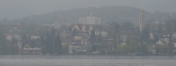 Across the lake