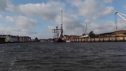 Passing the docks